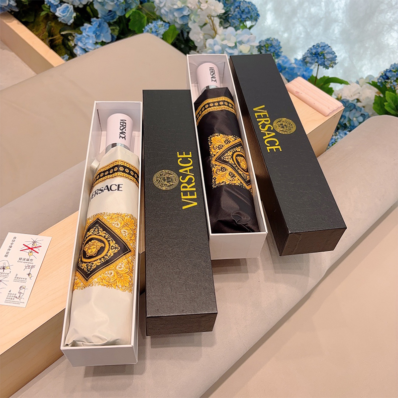 エルメス（HERMES）晴雨兼用 傘 日傘 自動折り たたみ傘 レディース