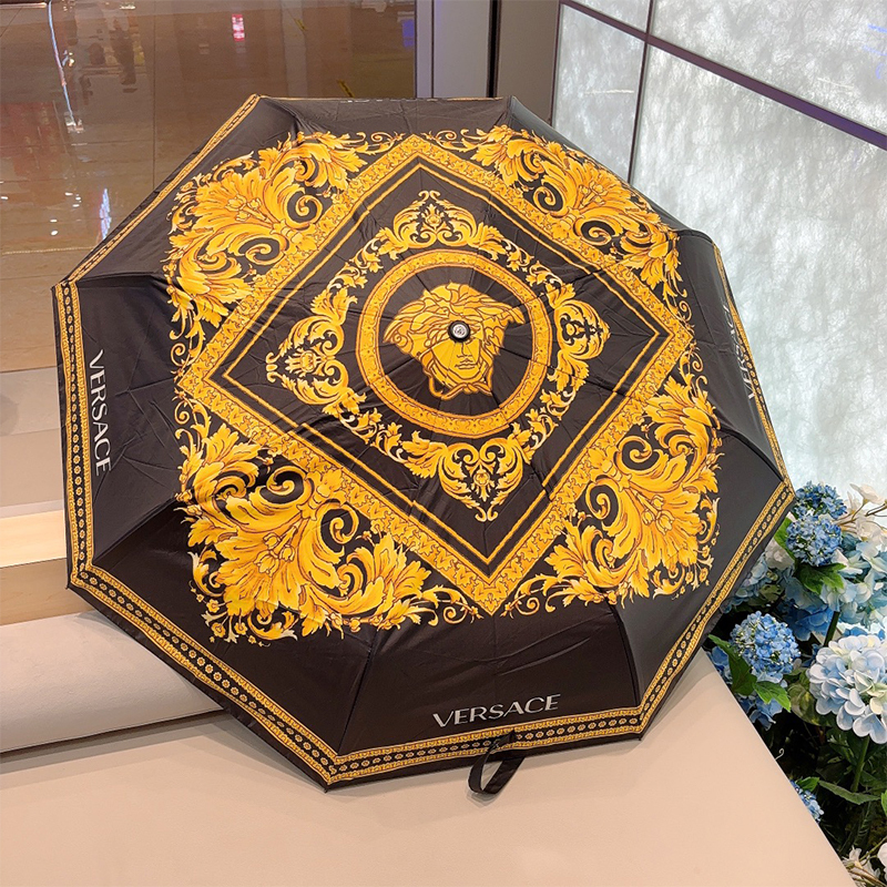 エルメス（HERMES）晴雨兼用 傘 日傘 自動折り たたみ傘 レディース