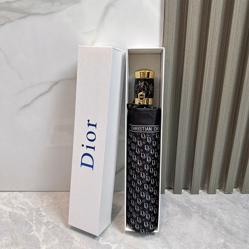 ディオール DIOR 傘 アンブレラ 日傘 ラビット 3つ折り 自動折り たたみ傘 レディース メンズ