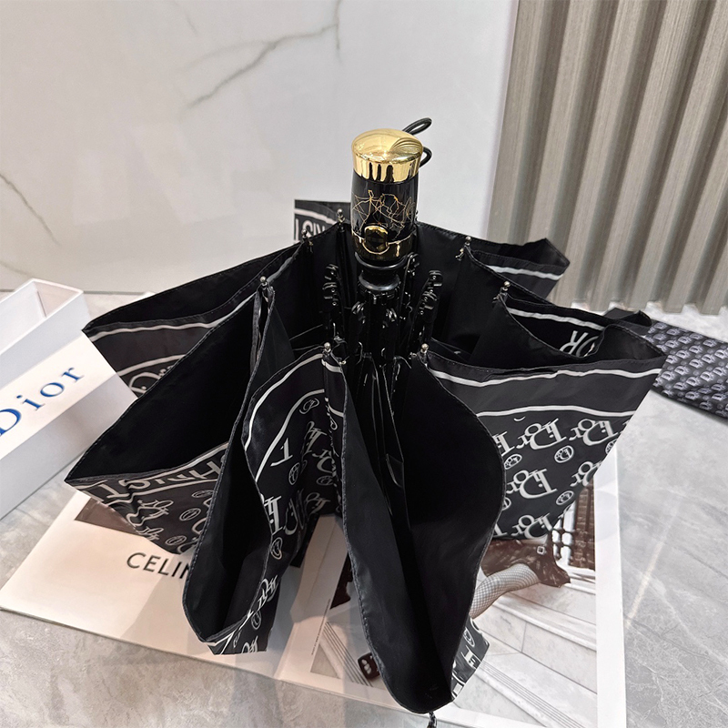 ディオール DIOR 傘 アンブレラ 日傘 ラビット 3つ折り 自動折り たたみ傘 レディース メンズ