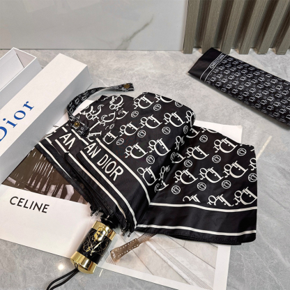 ディオール DIOR 傘 アンブレラ 日傘 ラビット 3つ折り 自動折り たたみ傘 レディース メンズ