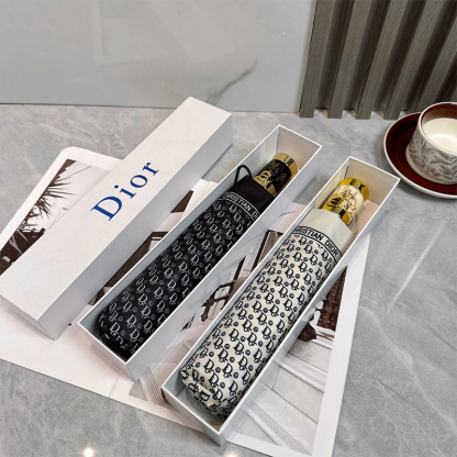 ディオール DIOR 傘 アンブレラ 日傘 ラビット 3つ折り 自動折り たたみ傘 レディース メンズ