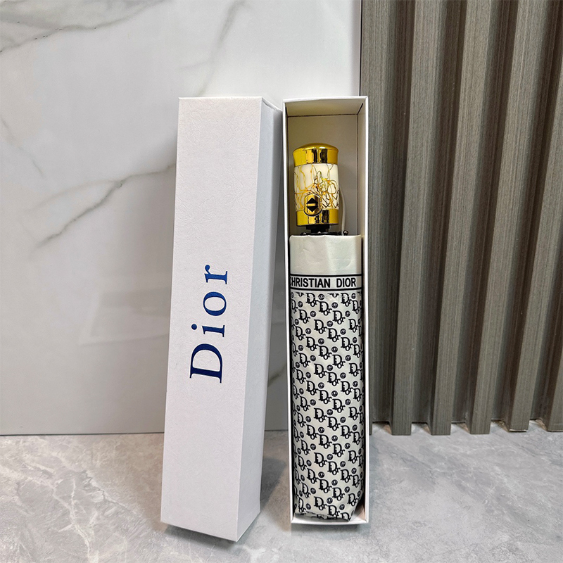 ディオール DIOR 傘 アンブレラ 日傘 ラビット 3つ折り 自動折り たたみ傘 レディース メンズ