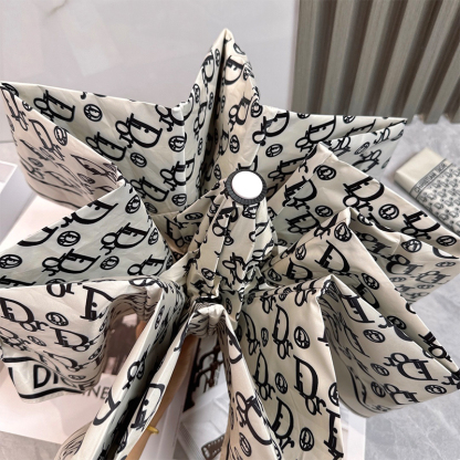 ディオール DIOR 傘 アンブレラ 日傘 ラビット 3つ折り 自動折り たたみ傘 レディース メンズ