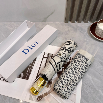 ディオール DIOR 傘 アンブレラ 日傘 ラビット 3つ折り 自動折り たたみ傘 レディース メンズ