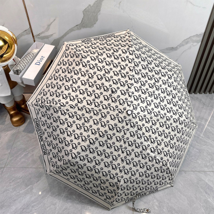 ディオール DIOR 傘 アンブレラ 日傘 ラビット 3つ折り 自動折り たたみ傘 レディース メンズ
