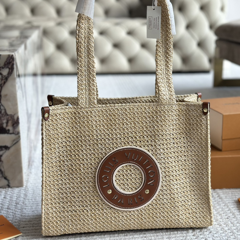 ルイ・ヴィトン（LOUIS VUITTON）トートバッグ 編みバッグ レディース