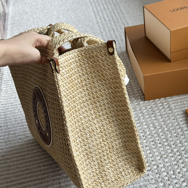 ルイ・ヴィトン（LOUIS VUITTON）トートバッグ 編みバッグ レディース