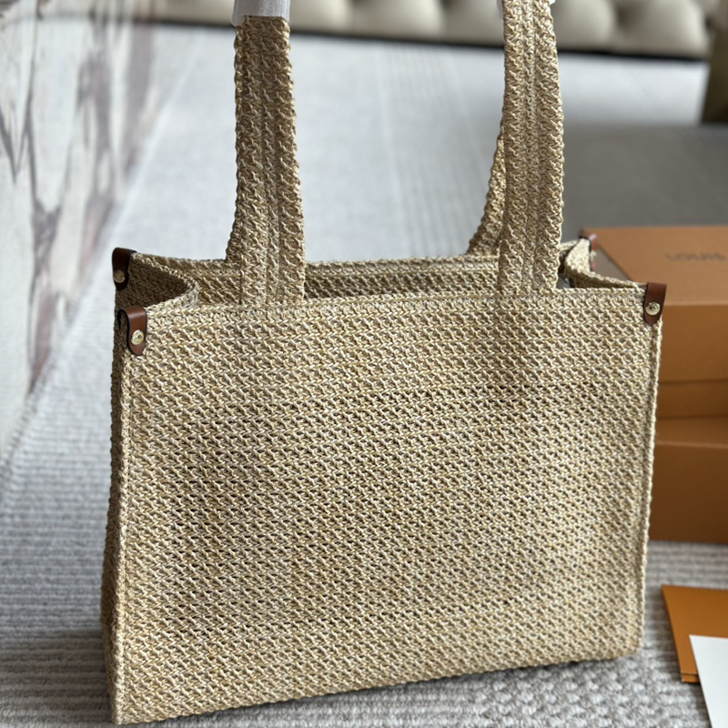 ルイ・ヴィトン（LOUIS VUITTON）トートバッグ 編みバッグ レディース