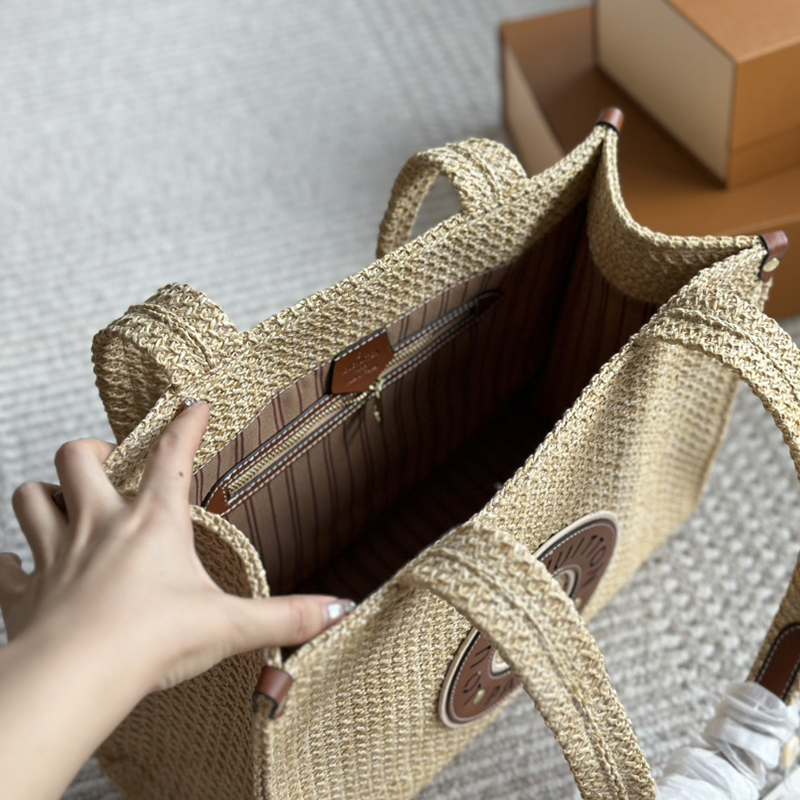 ルイ・ヴィトン（LOUIS VUITTON）トートバッグ 編みバッグ レディース