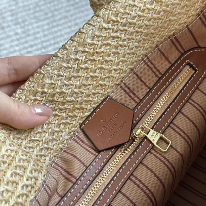 ルイ・ヴィトン（LOUIS VUITTON）トートバッグ 編みバッグ レディース