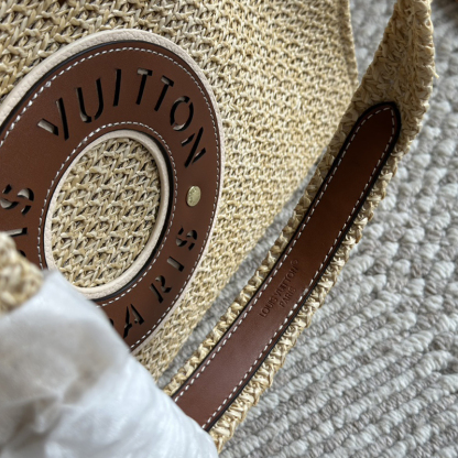 ルイ・ヴィトン（LOUIS VUITTON）トートバッグ 編みバッグ レディース