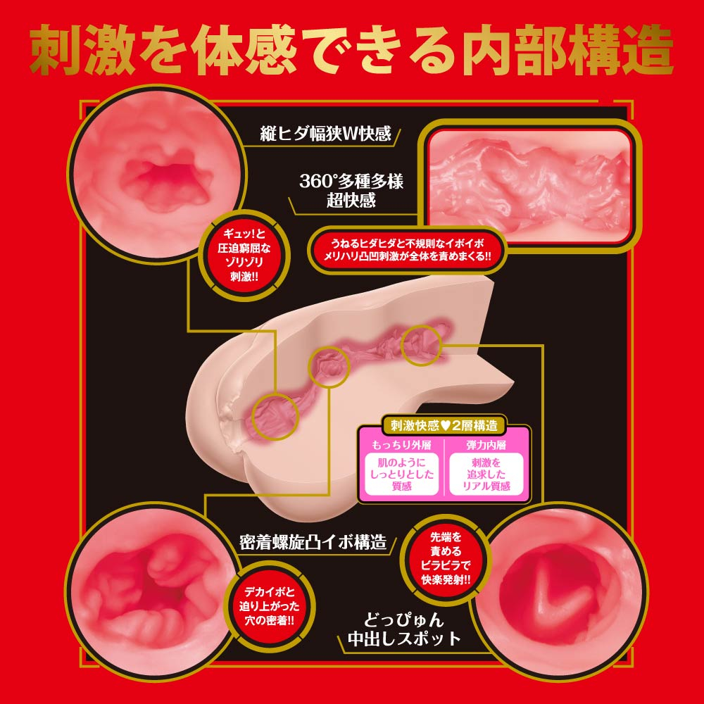 飛機杯 ＪＡＰＡＮＥＳＥＲＥＡＬＨＯＬＥ 激 川越にこ 本體剖面