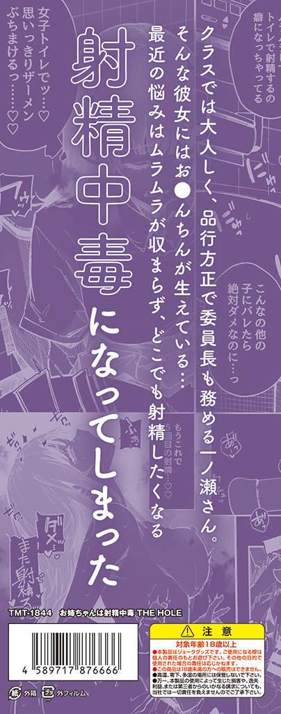 【グッズ】お姉ちゃんは射精中毒 THE HOLE