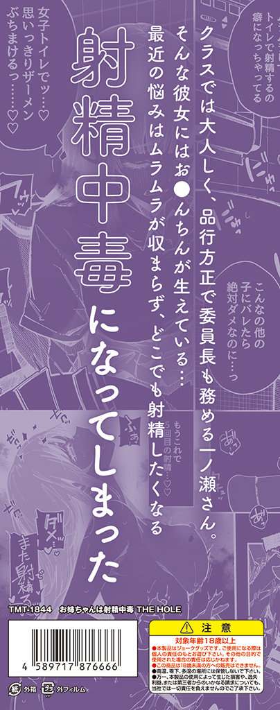 【グッズ】お姉ちゃんは射精中毒 THE HOLE