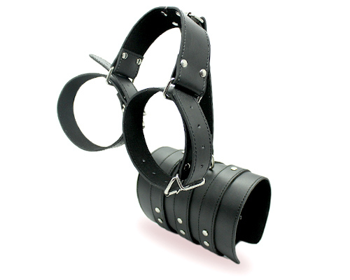 BDSM SMVIP 背面腕拘束ベルト(054) 束縛帶孔位細節