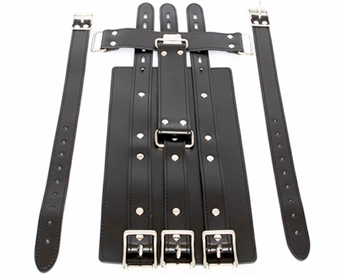 BDSM SMVIP 背面腕拘束ベルト(054) 正面平放展示