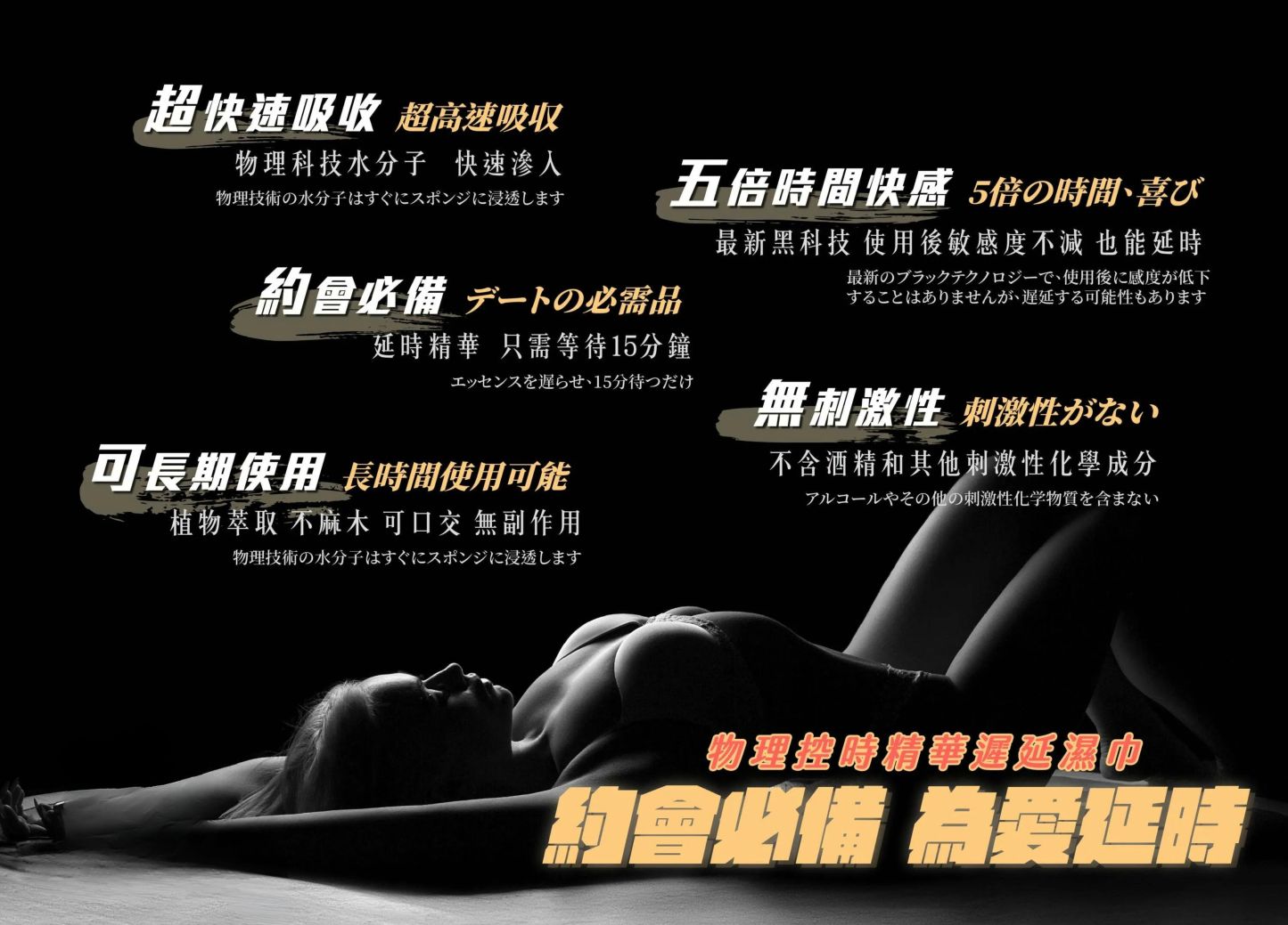 男用活力保養濕巾 (四合一)-SING DR