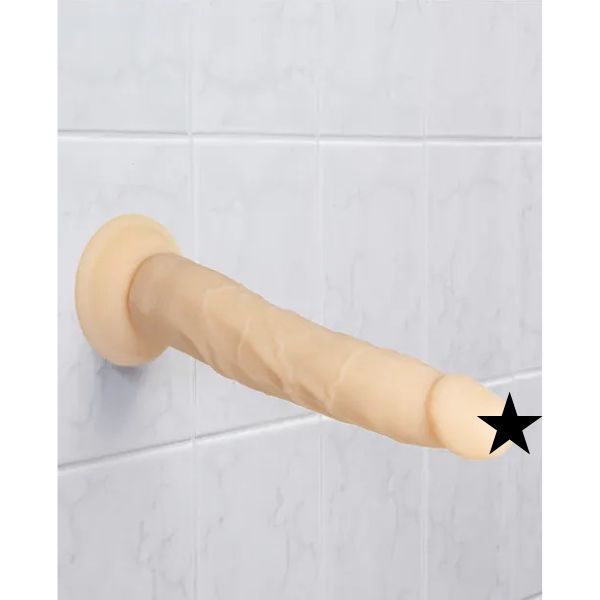 Naked Addiction 假陽具，紅色雙密度矽膠，附收納袋與震動子彈提升快感。