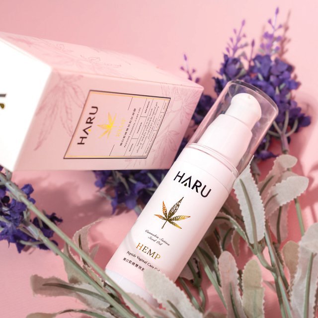 HARU HEMP 私密護理凝膠，適用於私密區，改善暗沉與肌膚彈性。