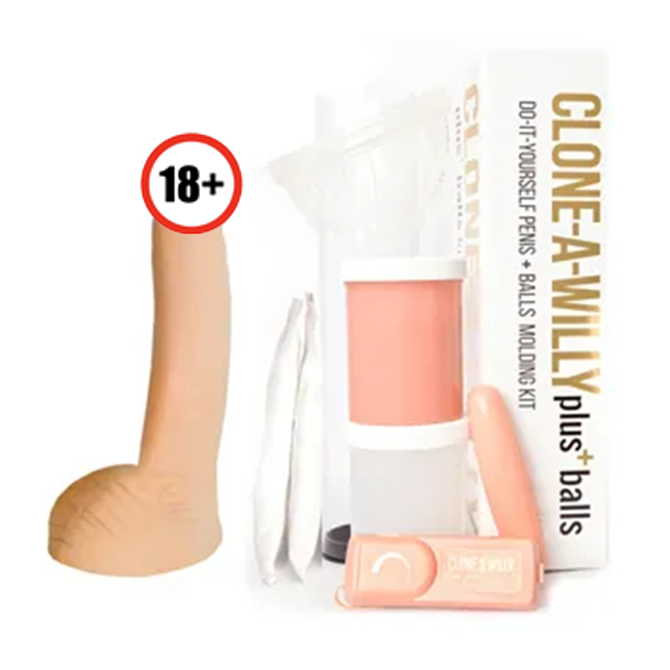 Clone-A-Willy 陰莖睪丸震動棒倒模套裝，DIY 震動仿真陽具，使用安全矽膠製作，個人化體驗。