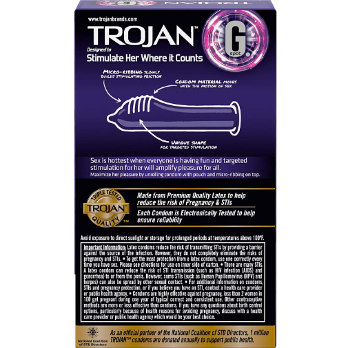 美國 Trojan 戰神安全套，優質乳膠材質，三重電子測試，降低懷孕與性病風險，安心使用。