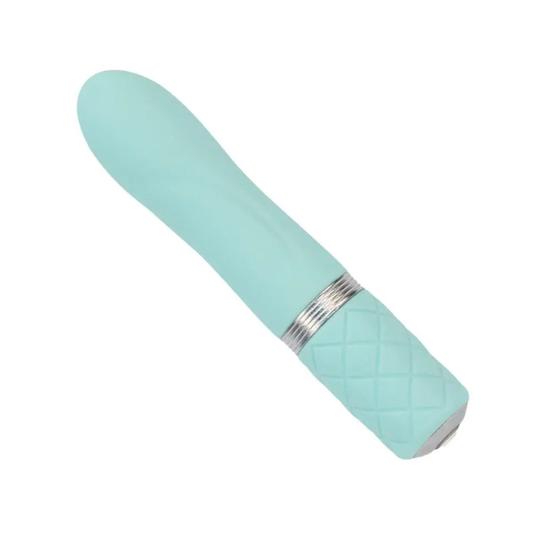  Pillow Talk Flirty 迷你按摩棒，USB充電，持續90分鐘，完美結合時尚與功能。
