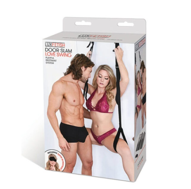 Lux Fetish Door Slam Love Swing，調節肩帶與軟墊設計，為情侶提供無與倫比的性愛姿勢。
