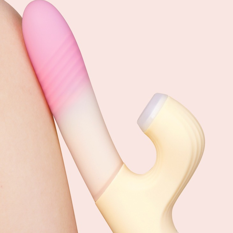 ZEMALIA 枕木戀 甜焰 吸啜震動棒-SING DR