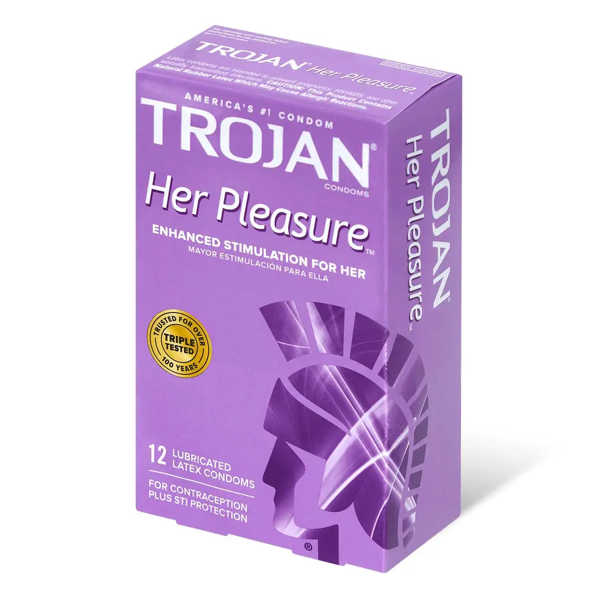 Trojan 戰神 女性快感 乳膠安全套 12 片裝