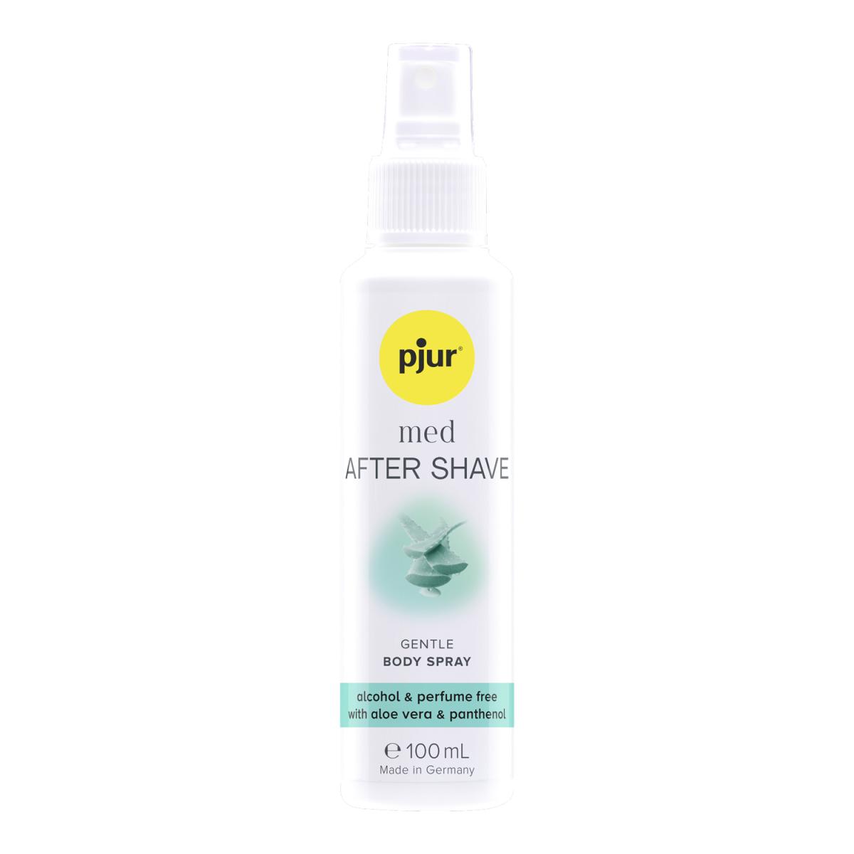 pjur MED After Shave Spray 100ml，私處剃後舒緩噴霧，無酒精無香料，呵護敏感肌膚。