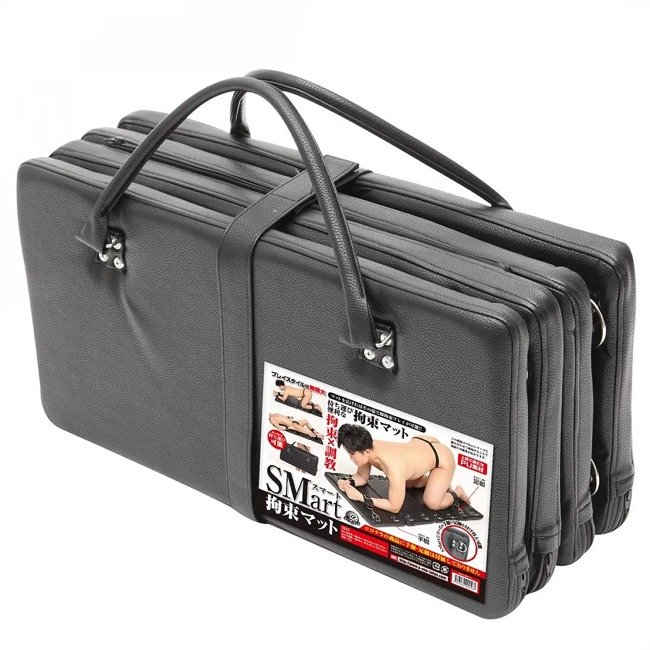 A-One SM藝術拘束床墊，120cm長配18個鎖扣，提供多樣體位固定選擇。