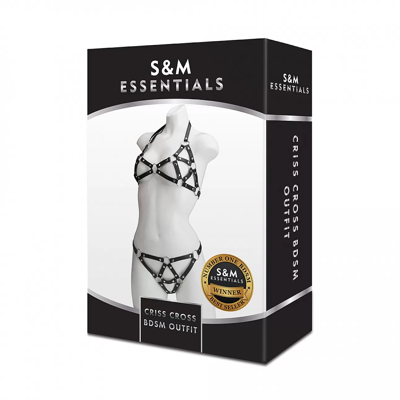 S&M Essentials BDSM 十字交叉 全身束縛