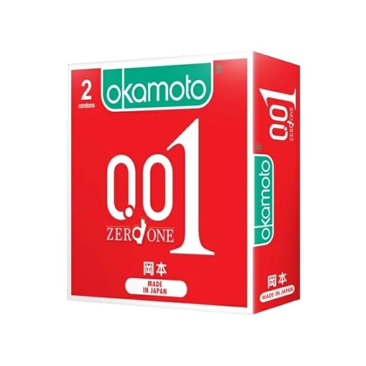 Okamoto 岡本 0.01 水性聚氨酯 PU安全套，0.01mm極薄設計，適合乳膠過敏者，提供無阻感受。