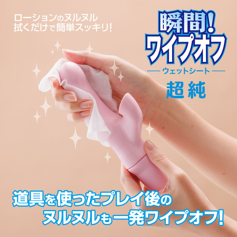 Fuji World 玩具清潔濕紙巾，抗菌配方，清潔潤滑液後不殘留紙屑，輕鬆使用。