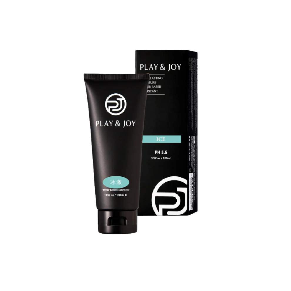 PLAY & JOY 冰激潤滑液，100ml / 50ml，水性配方，薄荷清涼，提升親密體驗，適合情趣用品使用。