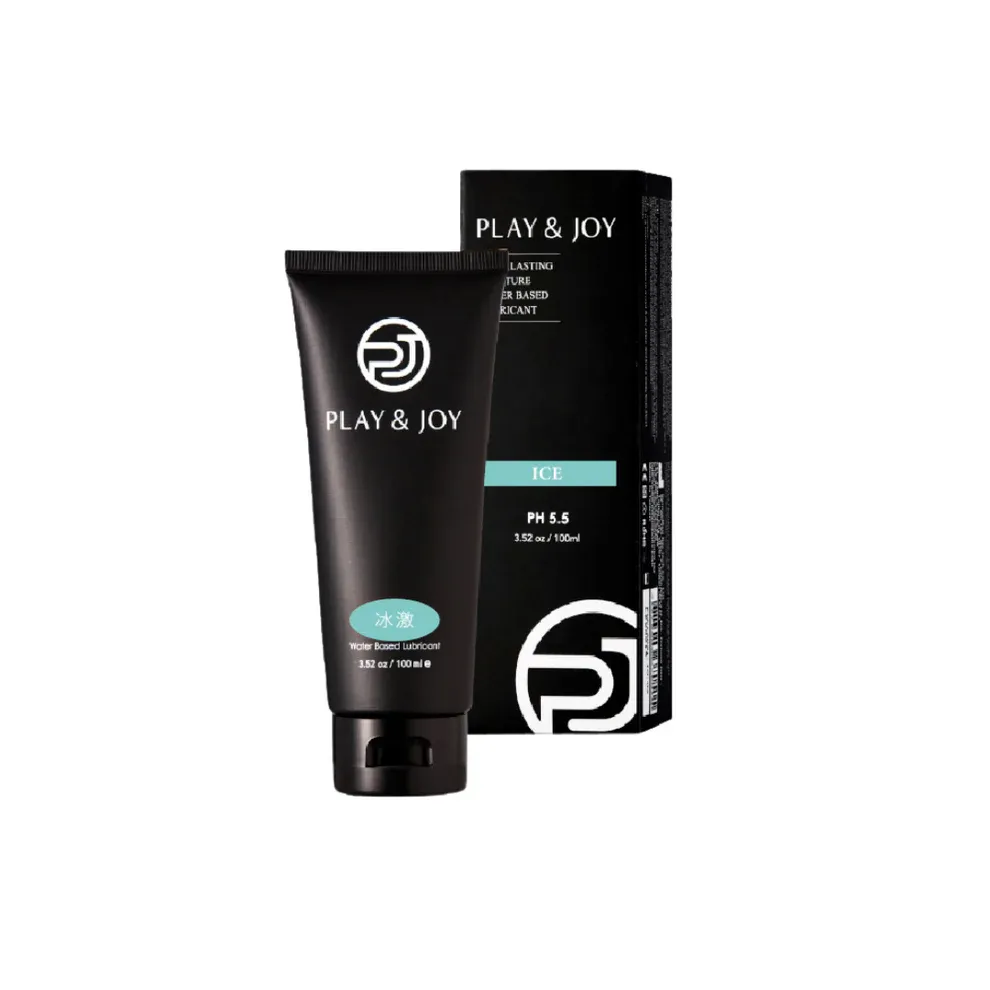 PLAY & JOY 冰激潤滑液，100ml / 50ml，水性配方，薄荷清涼，提升親密體驗，適合情趣用品使用。