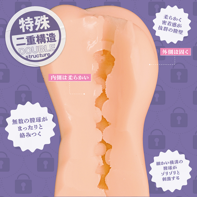 Tamatoys The Hole 動漫飛機杯，外硬內軟設計，配合10ml潤滑液，使用更順暢。