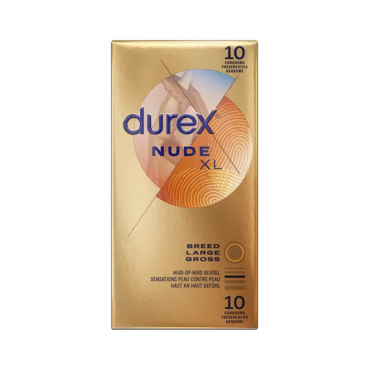 DUREX - NUDE XL CONDOMS 10 PCS