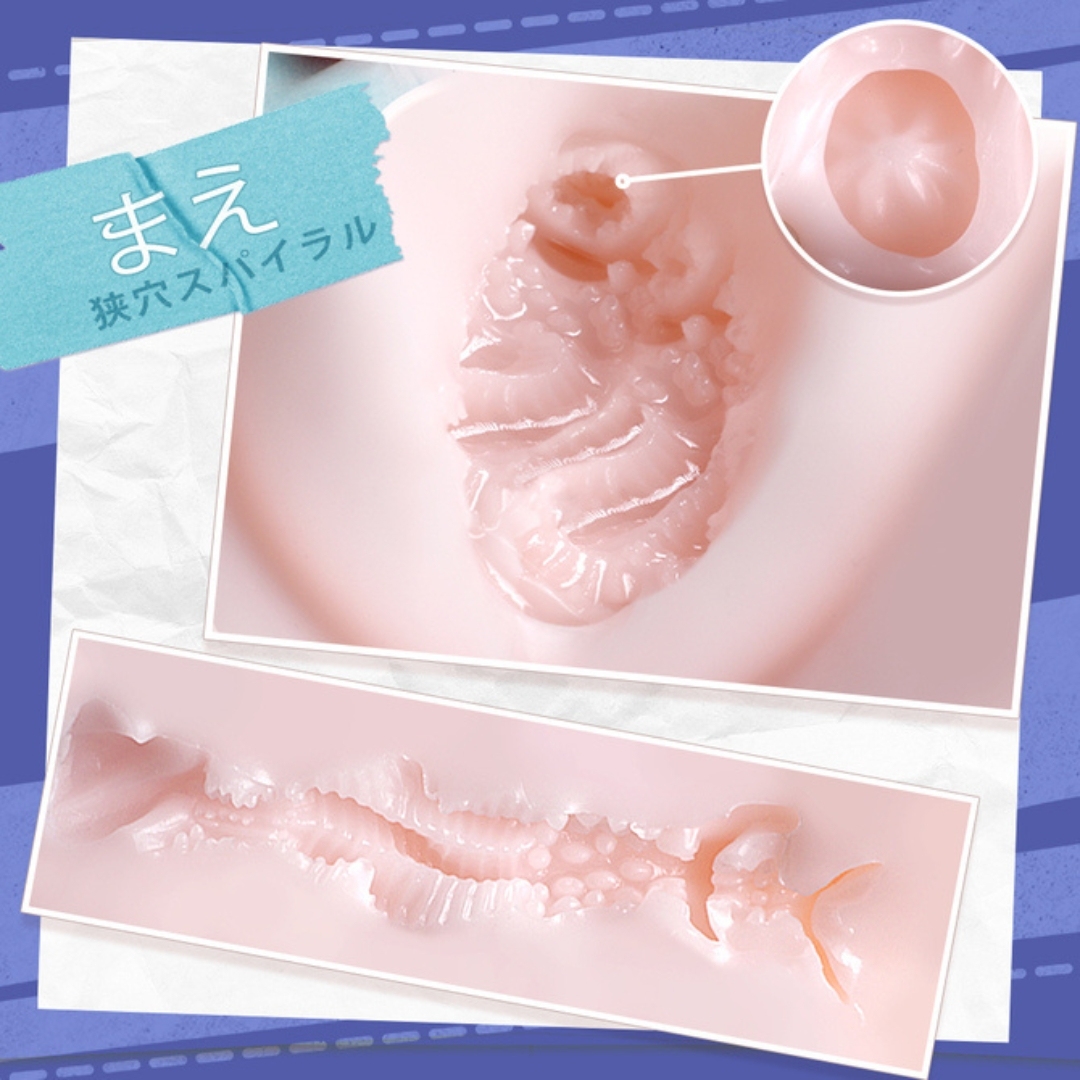 Kicci PG1900 學園偶像BOING 飛機杯，五連突起螺旋設計，提供極致快感與真實觸感。