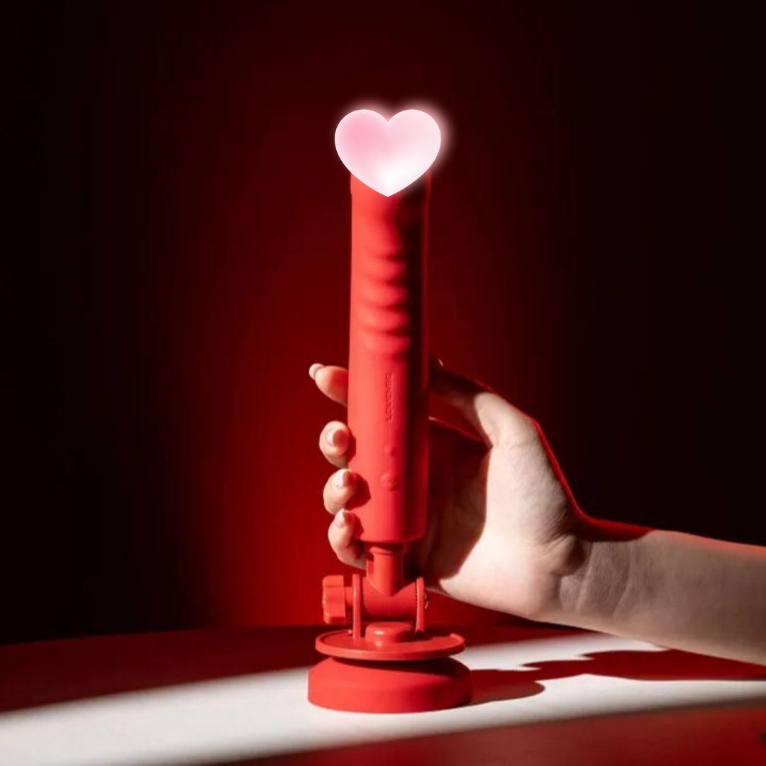 Lovense Mission 2 智能控制震動式假陽具 紅色