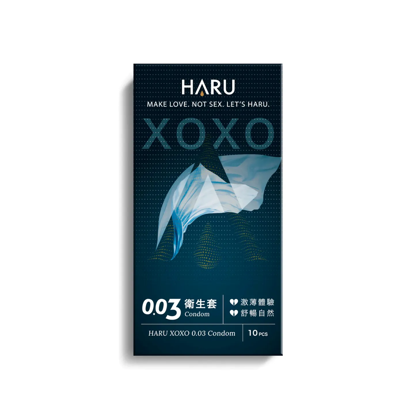 HARU XOXO 0.03 舒暢激薄款安全套 ( 4片裝 / 10片裝 )-SING DR