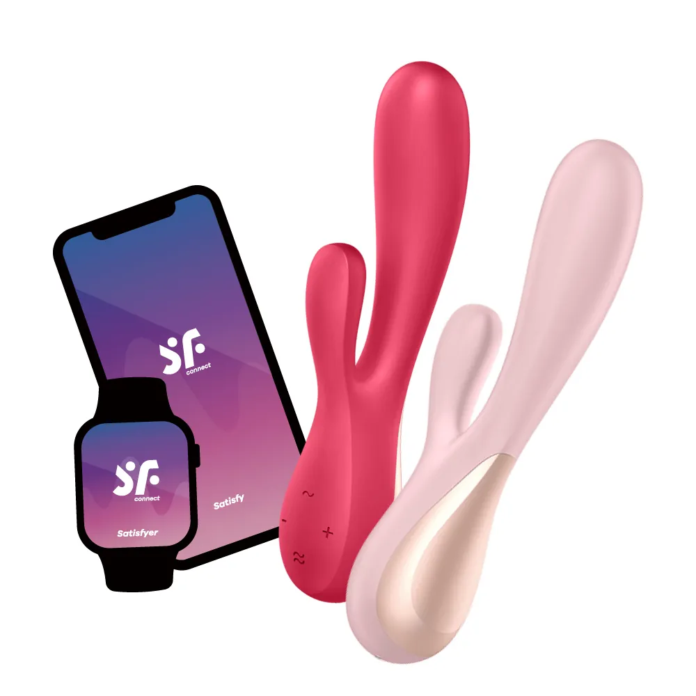 Satisfyer Mono Flex 手機遙控雙頭震動棒