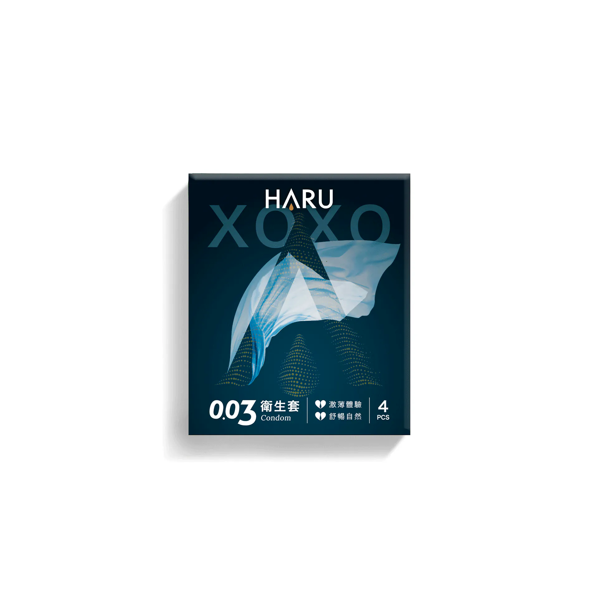 HARU XOXO 0.03 舒暢激薄款安全套 ( 4片裝 / 10片裝 )-SING DR