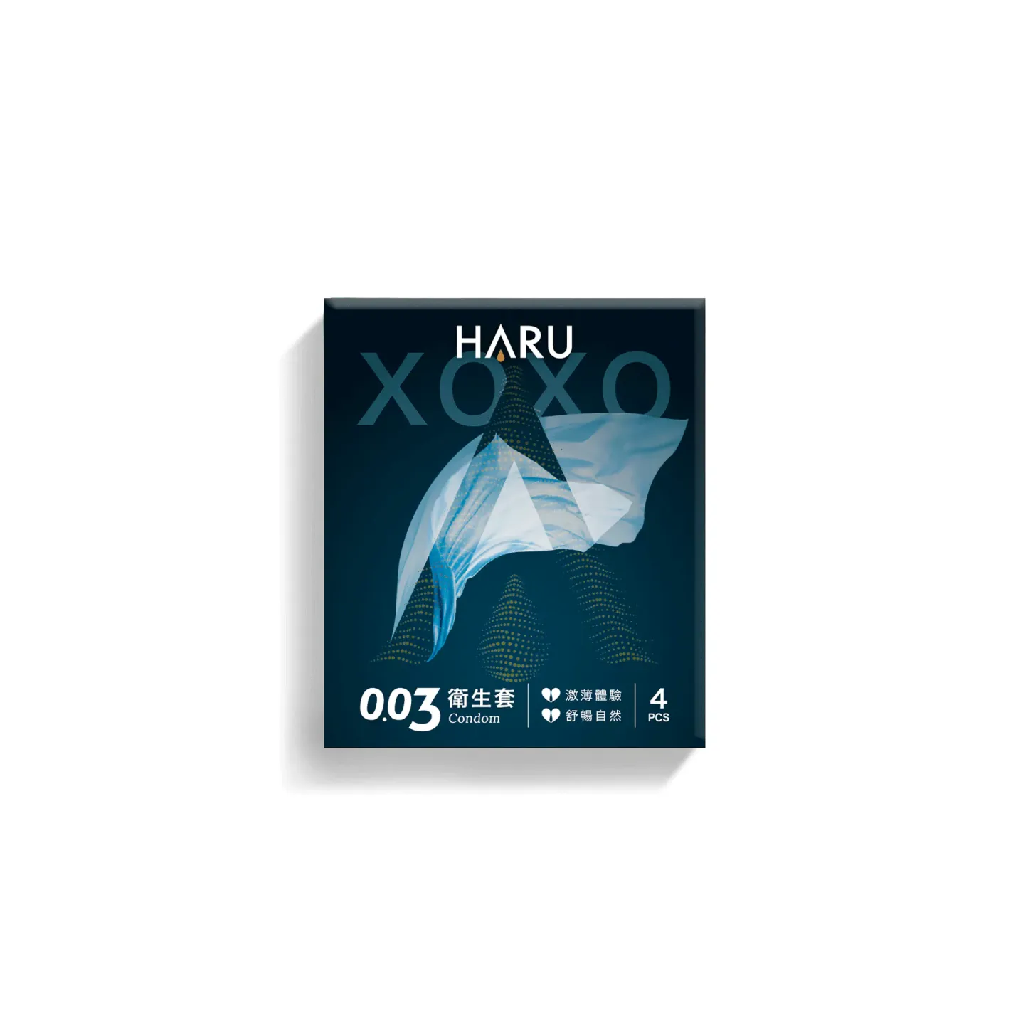 HARU XOXO 0.03 舒暢激薄款安全套 ( 4片裝 / 10片裝 )-SING DR