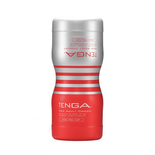 TENGA DUAL FEEL CUP 雙重享受飛機杯 CLASSIC經典版 (第二代) - 紅色