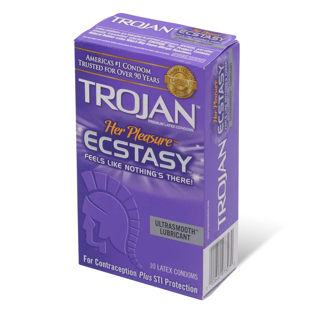 Trojan 戰神 女性快感狂喜 10 片裝 乳膠安全套