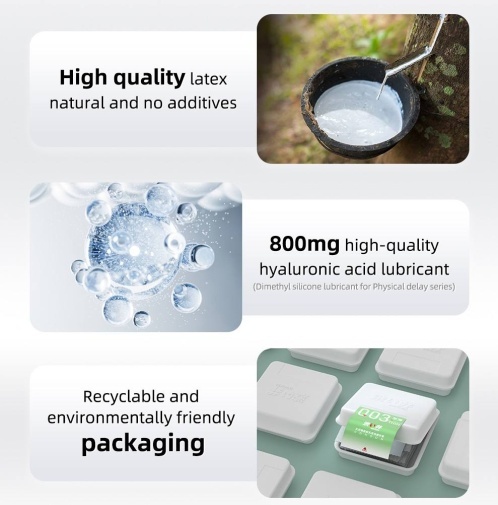 Drywell 延時乳膠安全套，物理延時設計，減少敏感度，提升親密時光，6片裝。