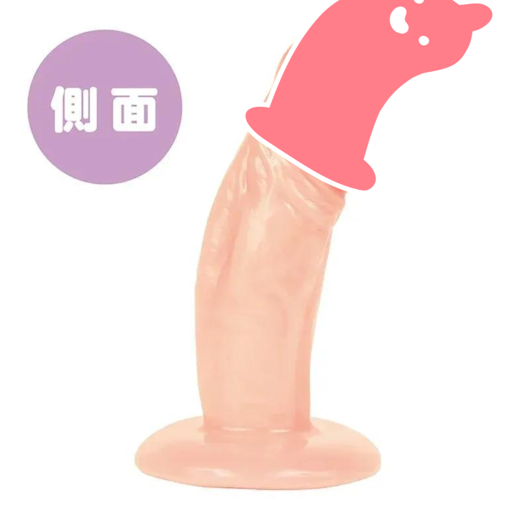 PxPxP 彈力仿真按摩棒，9cm設計，適合新手使用，模擬真實陽具觸感與外觀。