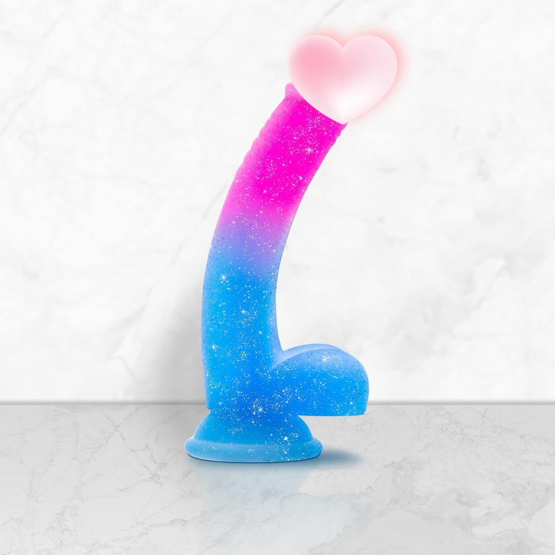 Avant Chasing Sunsets Mermaid Dildo 漸變色彩陽具  ( 粉色藍色 )